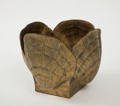 Tony Duquette XL Duquette Style Shell Bronze Planter