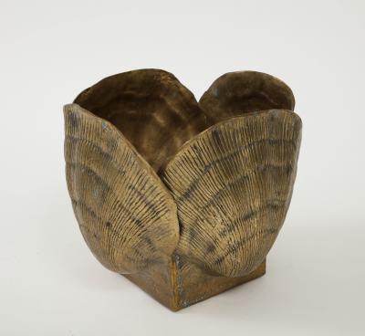Tony Duquette XL Duquette Style Shell Bronze Planter