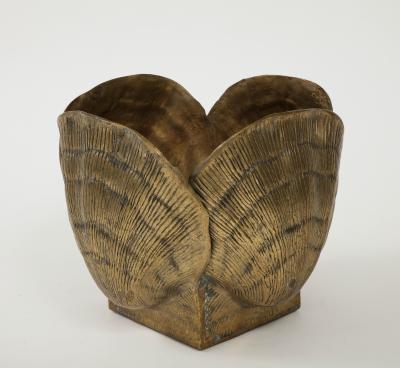 Tony Duquette XL Duquette Style Shell Bronze Planter