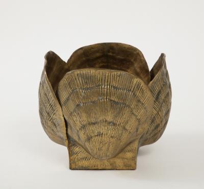 Tony Duquette XL Duquette Style Shell Bronze Planter