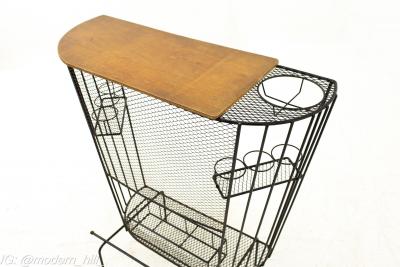 Tony Paul Mid Century Wrought Iron Compact Bar