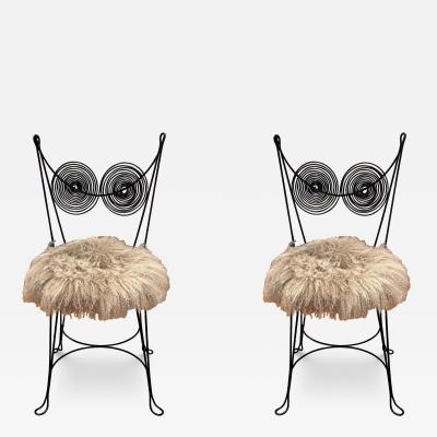 Tony Paul PAIR OF OWL CHAIRS