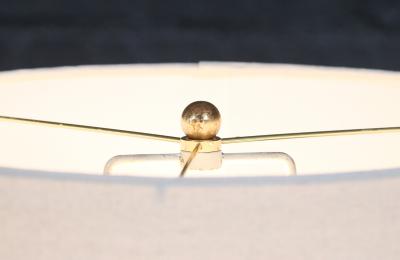 Tony Paul Tony Paul Sculpted Walnut Brass Table Lamp by Westwood Industries