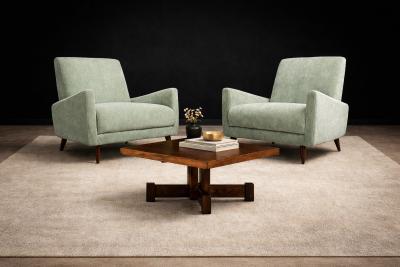 Tora Brazil Brazilian Modern Square Coffee Table in Rosewood Tora 1960s