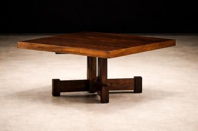 Tora Brazil Brazilian Modern Square Coffee Table in Rosewood Tora 1960s