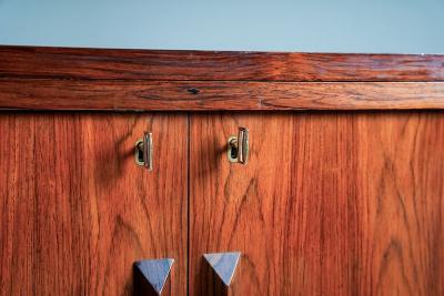 Torbjorn Afdal Bar Cabinet by Torbj rn Afdal for Bruksbo Norway 1960s