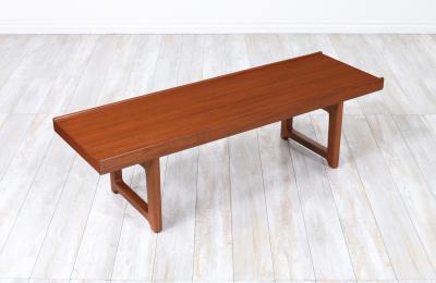 Torbjorn Afdal Krobo Teak Bench Coffee Table for Bruksbo