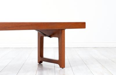 Torbjorn Afdal Krobo Teak Bench Coffee Table for Bruksbo