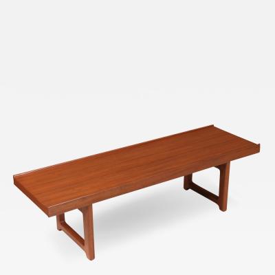 Torbjorn Afdal Krobo Teak Bench Coffee Table for Bruksbo