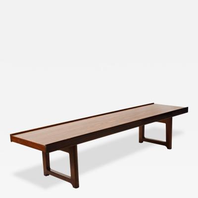 Torbjorn Afdal Rosewood Krobo Table Bench by Torbj rn Afdal for Bruksbo