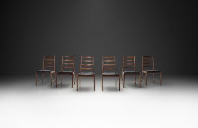 Torbjorn Afdal Six Model 113 Dining Chairs by Torbj rn Afdal Denmark Mid 20th Century