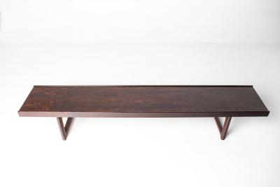 Torbjorn Afdal Torbj rn Afdal Extra Long Rosewood Krobo Bench Norway 1960s