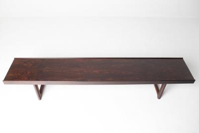Torbjorn Afdal Torbj rn Afdal Extra Long Rosewood Krobo Bench Norway 1960s