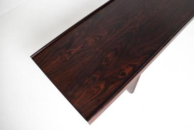 Torbjorn Afdal Torbj rn Afdal Extra Long Rosewood Krobo Bench Norway 1960s