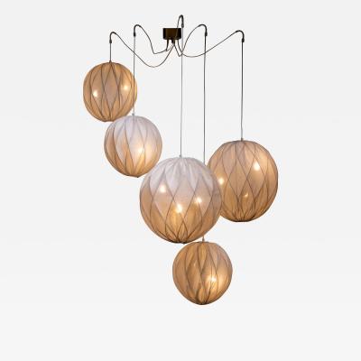 Tore Ahlsen Suite of 5 Tore Ahlsen pendants