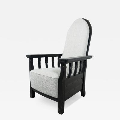 Toroczkai Wigand Hungarian Armchair with Adjustable Back by Toroczkai Wigand 1920s