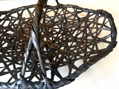 Torri Ippo Large Japanese Bamboo Morikago Basket by Torii Ippo