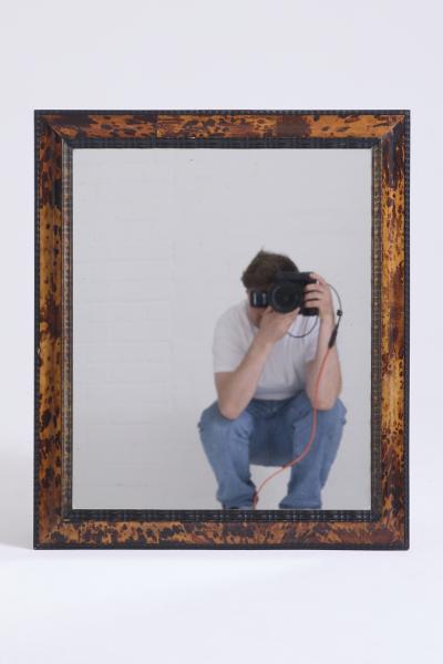Tortoiseshell Mirror att to Maison Frank