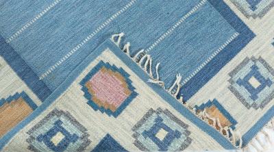 Torvalla Swedish Flat woven Rug by Ingegerd Silow