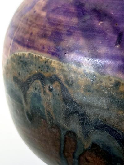 Toshiko Takaezu Ceramic Closed Form Moon Pot by Toshiko Takaezu