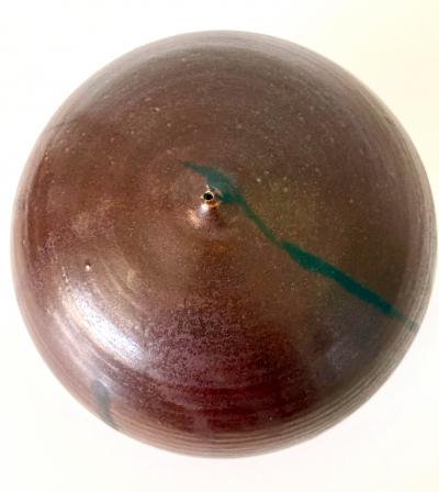 Toshiko Takaezu Ceramic Closed Form Moon Pot by Toshiko Takaezu