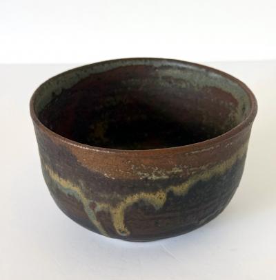 Toshiko Takaezu Fine Ceramic Tea Bowl with Brilliant Glaze by Toshiko Takaezu