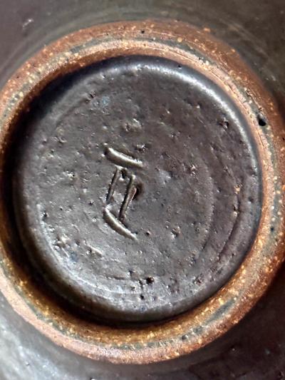 Toshiko Takaezu Fine Ceramic Tea Bowl with Brilliant Glaze by Toshiko Takaezu