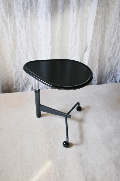 Toshiyuki Kita Toshiyuki Kita Kick Adjustable Side Table for Cassina Italy 1983