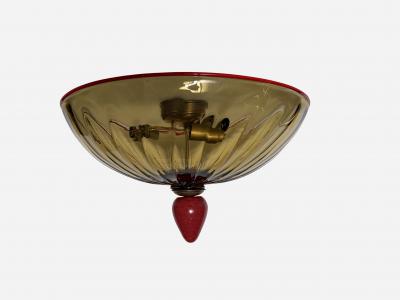 Toso Vetri Darte Murano flush mount ceiling light by Toso Vetri DArte