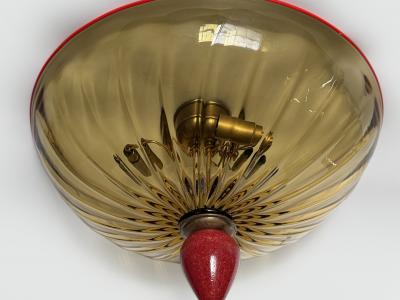 Toso Vetri Darte Murano flush mount ceiling light by Toso Vetri DArte