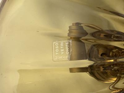 Toso Vetri Darte Murano flush mount ceiling light by Toso Vetri DArte