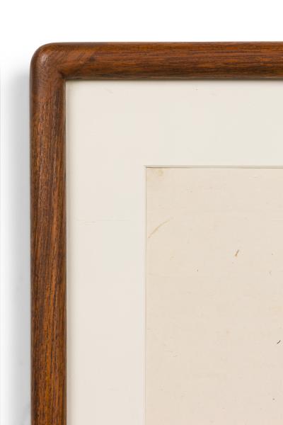 Toulouse Lautrec lithograph of a Man and Women skating