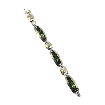 Tourmaline Deco Bracelet