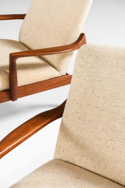 Tove Edvard Kindt Larsen FD125 Easy Chairs Designed by Tove and Edvard Kindt Larsen 1950s