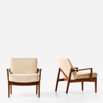 Tove Edvard Kindt Larsen FD125 Easy Chairs Designed by Tove and Edvard Kindt Larsen 1950s