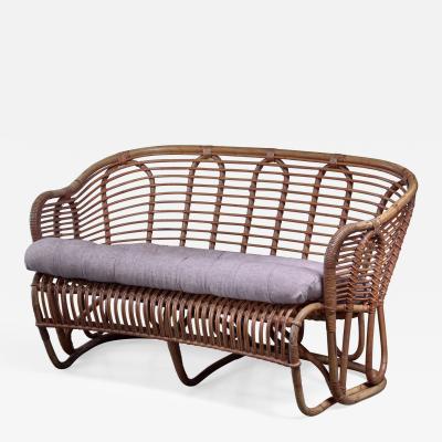 Tove Edvard Kindt Larsen Kindt Larsen bamboo and cane sofa Denmark