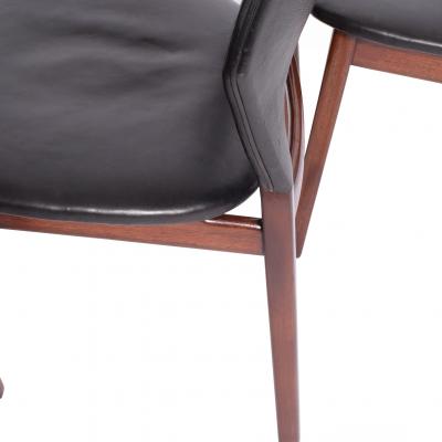 Tove Edvard Kindt Larsen Set of six dining chairs Tove Edvard Kindt Larsen for Torald Madsen 1960