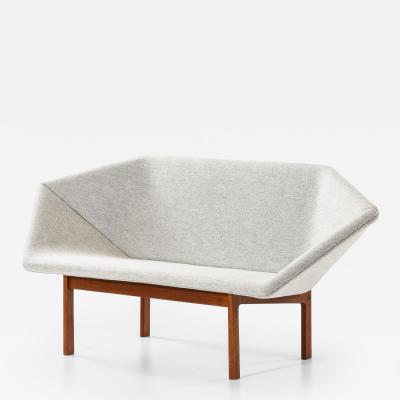 Tove Edvard Kindt Larsen Sofa in Wool and Teak by Tove Edvard Kindt Larsen 1963