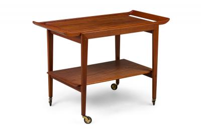 Tove and Edvard Kindt Larsen Danish Mid Century Tea Cart