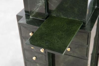 Towering Skyscraper Storage Cabinet by Maitland Smith 1980s