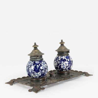 Townshend Art Metal Workers Birmingham An Anglo Japanese Brass Pen quill Tray