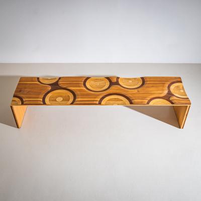 Toyo Ito Ripples Bench by Toyo Ito b 1941 for Horm Italy designed in 2003