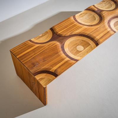 Toyo Ito Ripples Bench by Toyo Ito b 1941 for Horm Italy designed in 2003