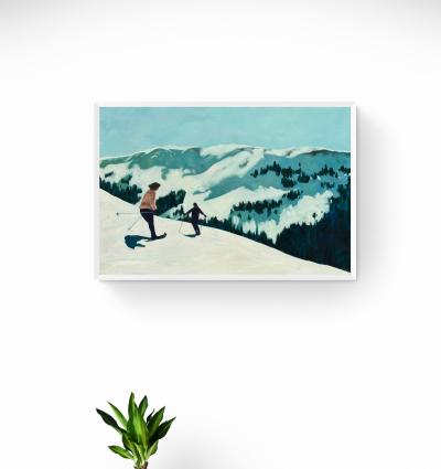 Tracey Sylvester Harris Glorious Ski Day