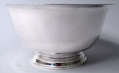 Traditional American Colonial Sterling Silver Revere Bowl