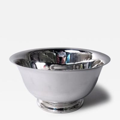 Traditional American Colonial Sterling Silver Revere Bowl