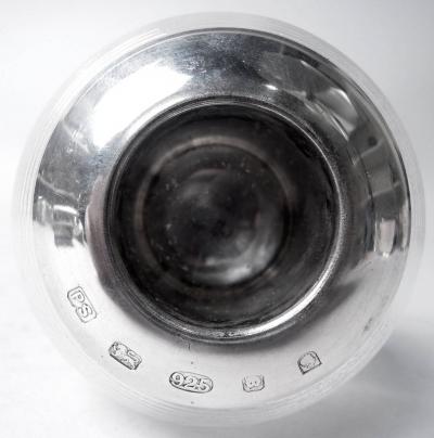 Traditional English Crystal Sterling Silver Match Strike 2002