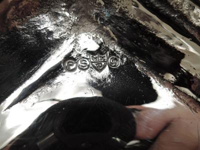 Traditional Georgian Style Sterling Silver Candlesticks