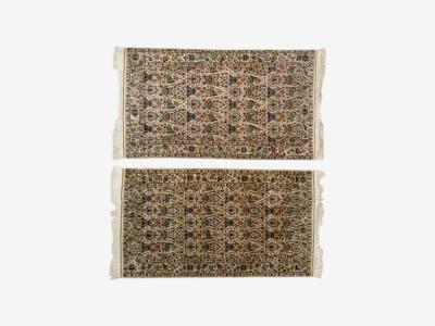 Traditional Handwoven Indian Wool Carpets India 1960s