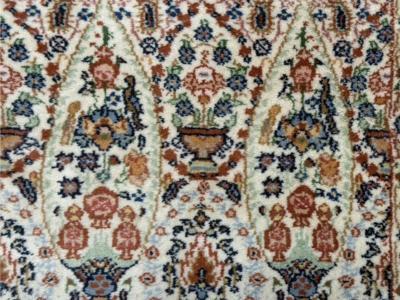 Traditional Handwoven Indian Wool Carpets India 1960s